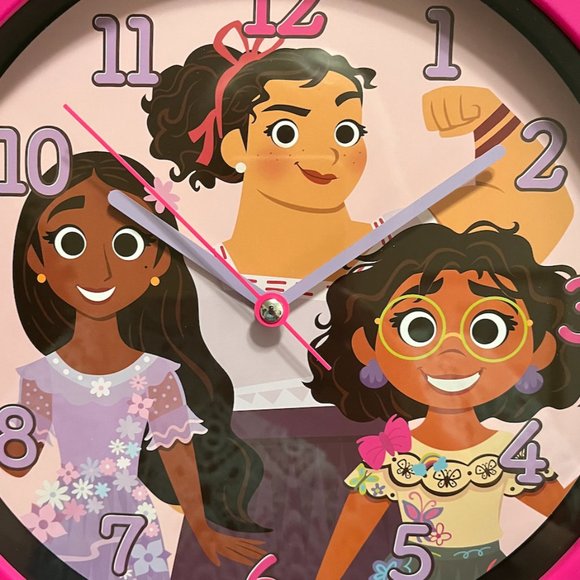 NWT/NIB Disney Encanto round wall clock - Picture 3 of 4